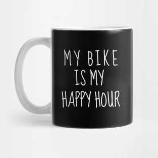 Happy Hour Cycling Shirt, Cycling Happy Hour, Cycling Enthusiast Shirt, Cycling Commuter Shirt, Cycling Gift Mug